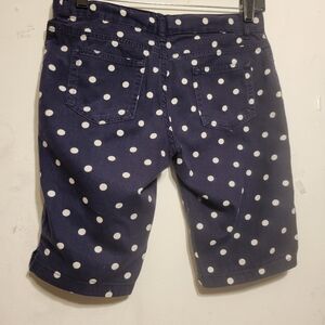 est. 1989 PLACE Kids Blue Polka Dot Shorts Size 14
